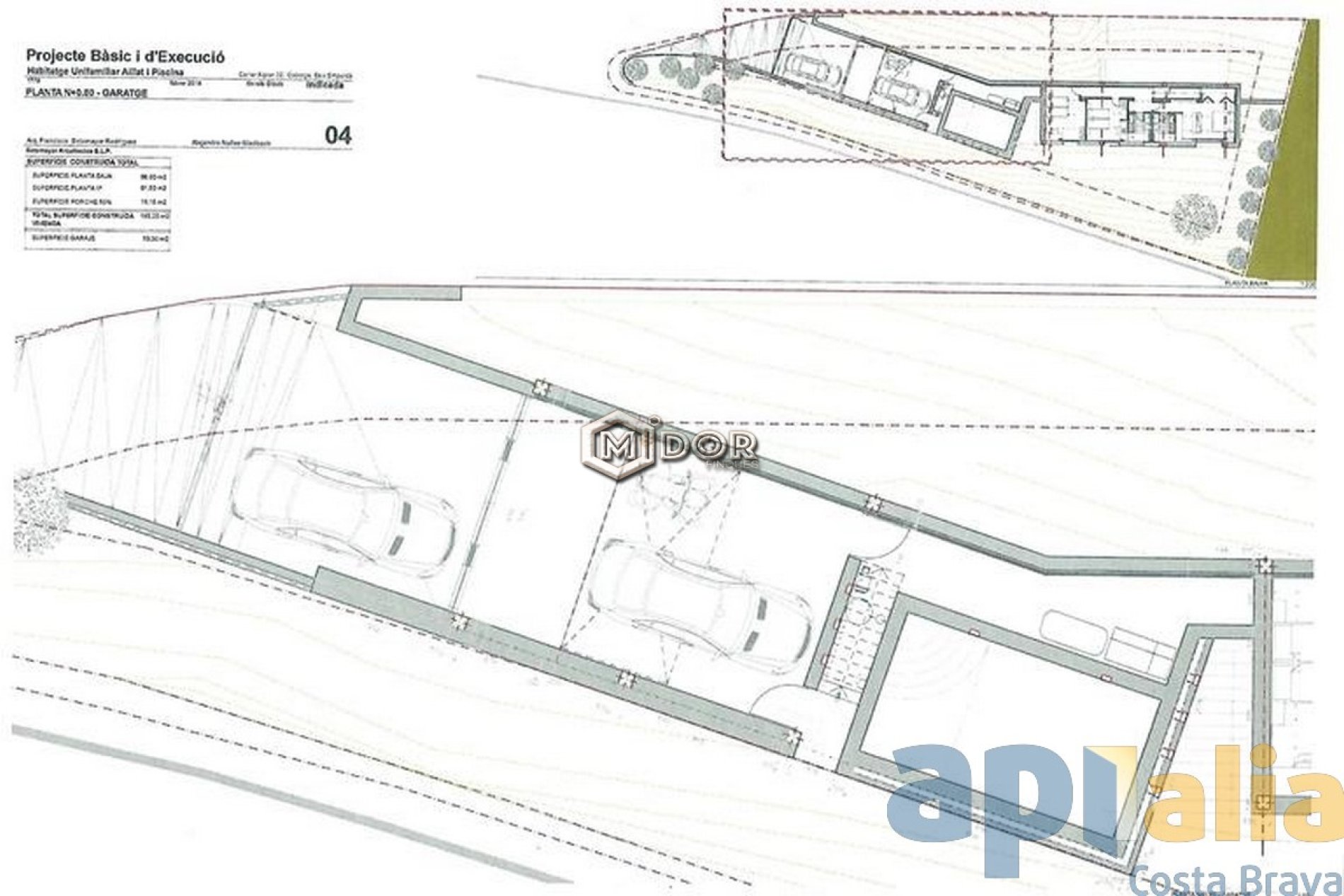 Parcel·la amb fantàstiques vistes al mar + projecte per construir una casa unifamiliar