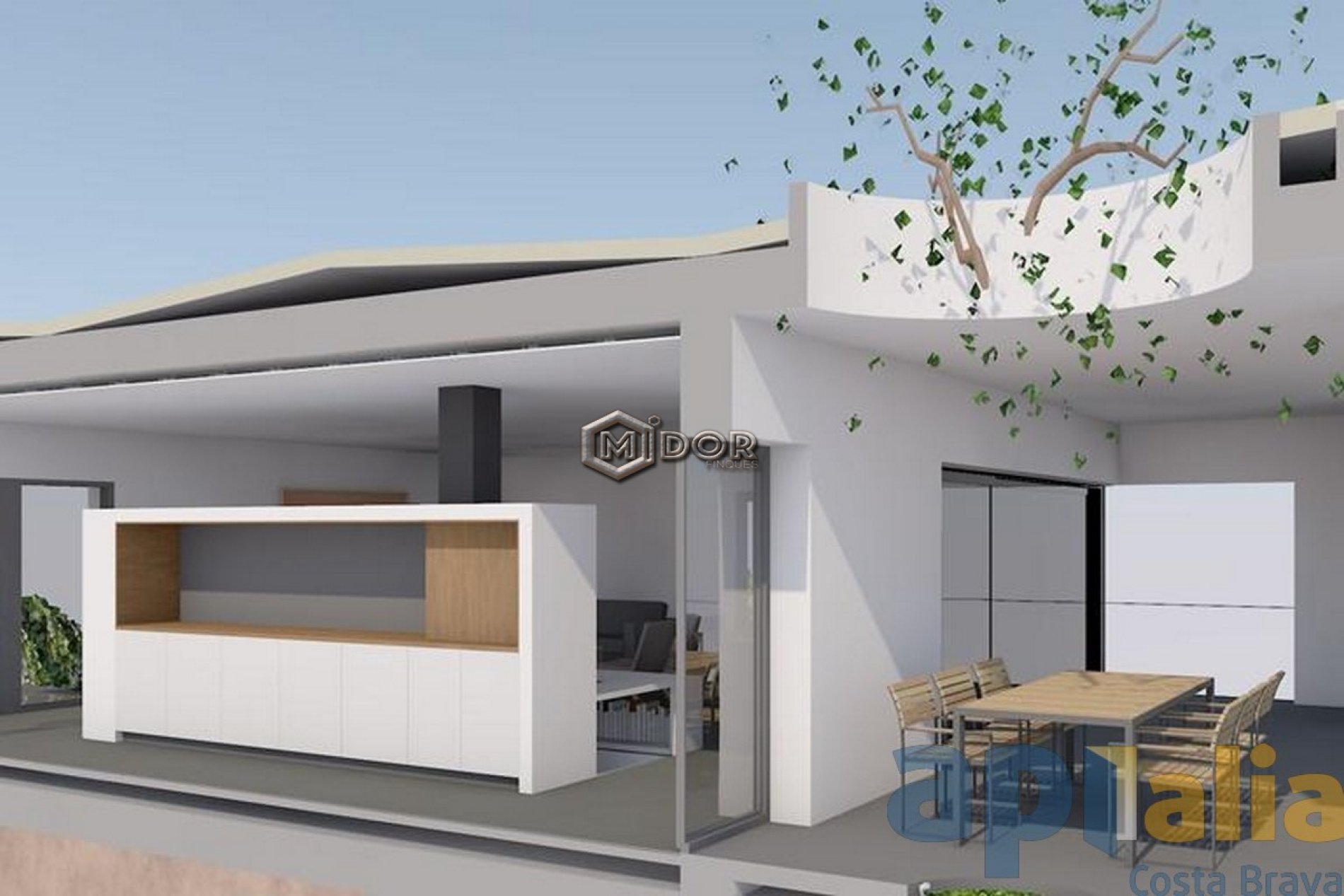 Parcel·la amb fantàstiques vistes al mar + projecte per construir una casa unifamiliar