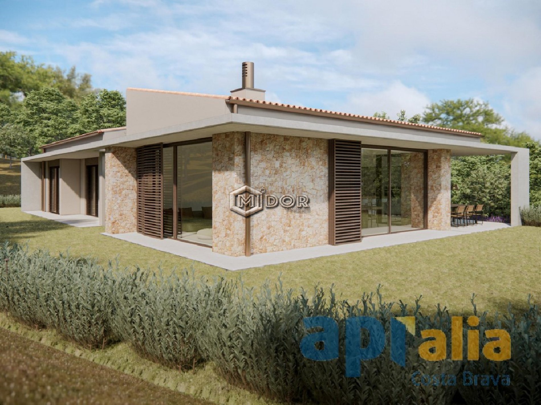 CASA D'OBRA NOVA DE DISENY A CALONGE