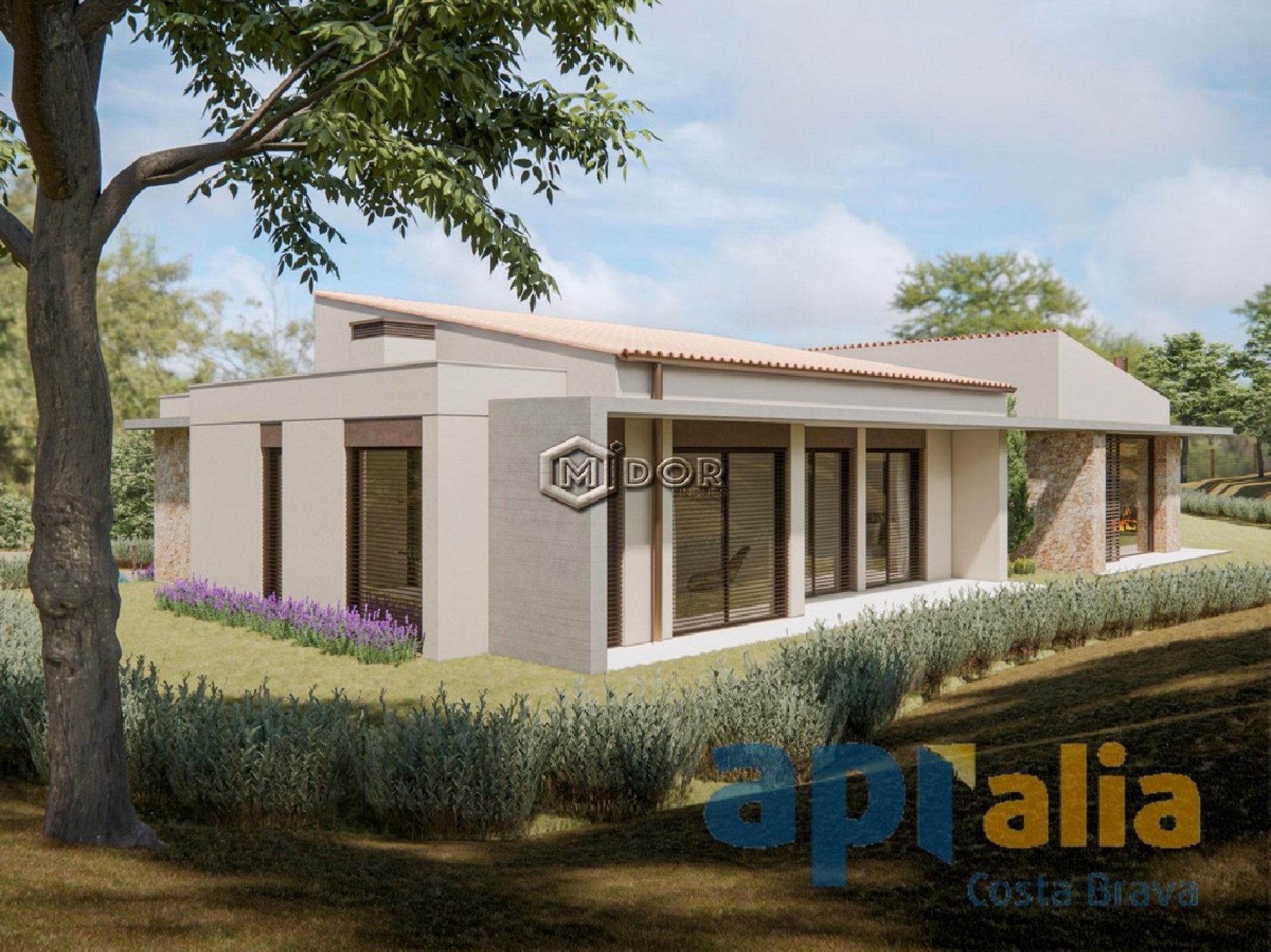 CASA D'OBRA NOVA DE DISENY A CALONGE