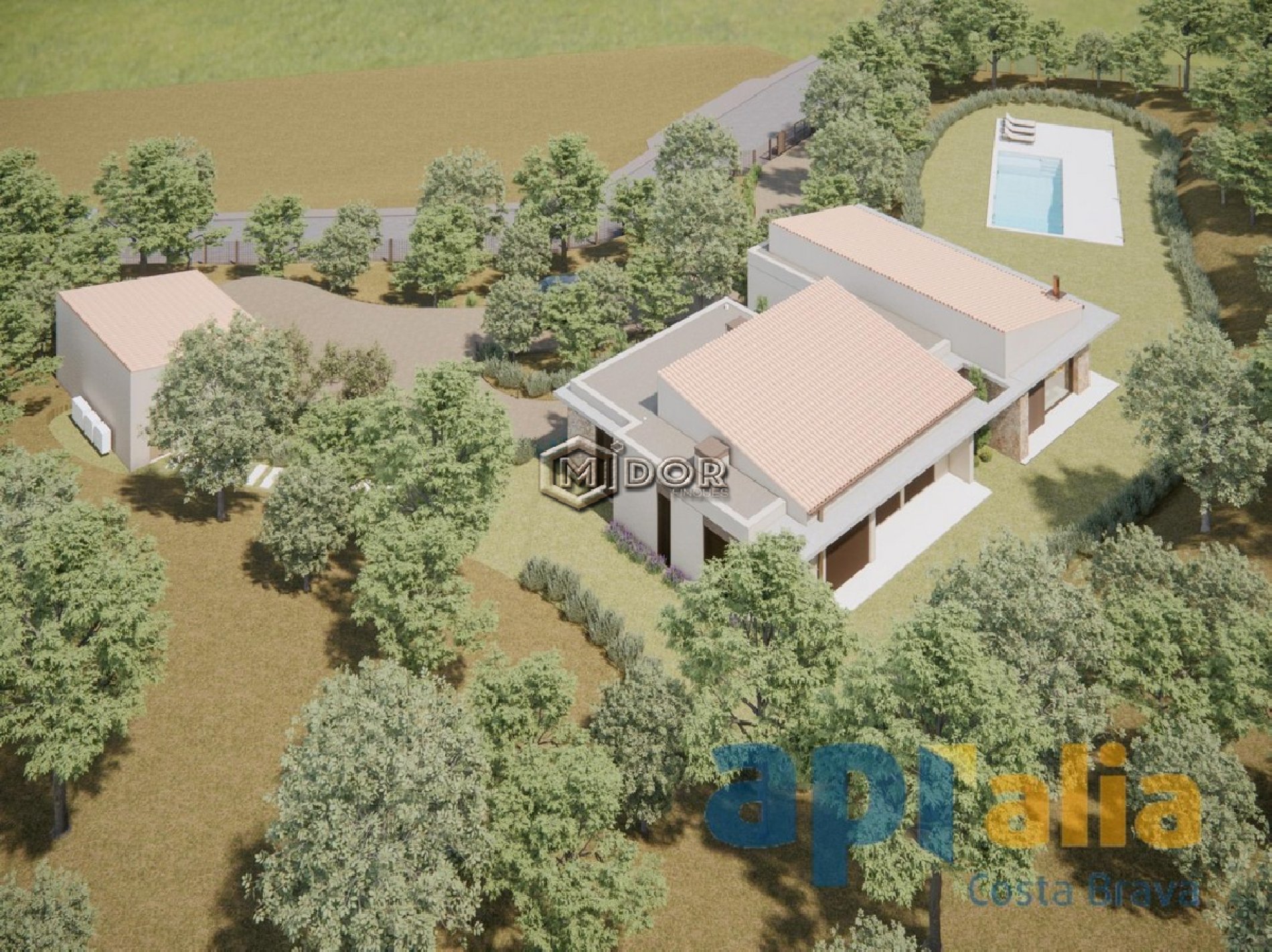CASA D'OBRA NOVA DE DISENY A CALONGE