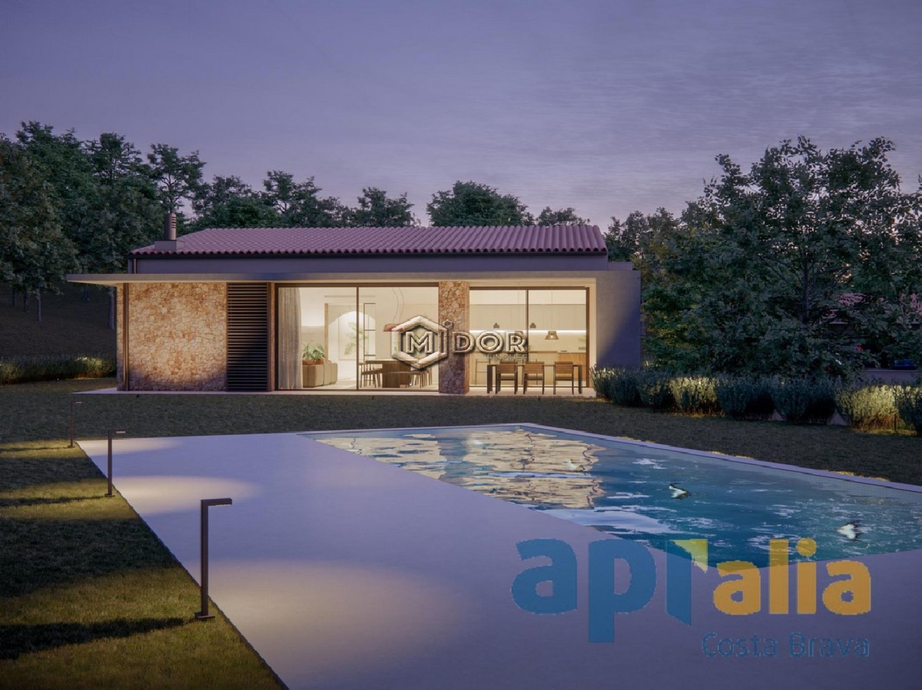 CASA D'OBRA NOVA DE DISENY A CALONGE