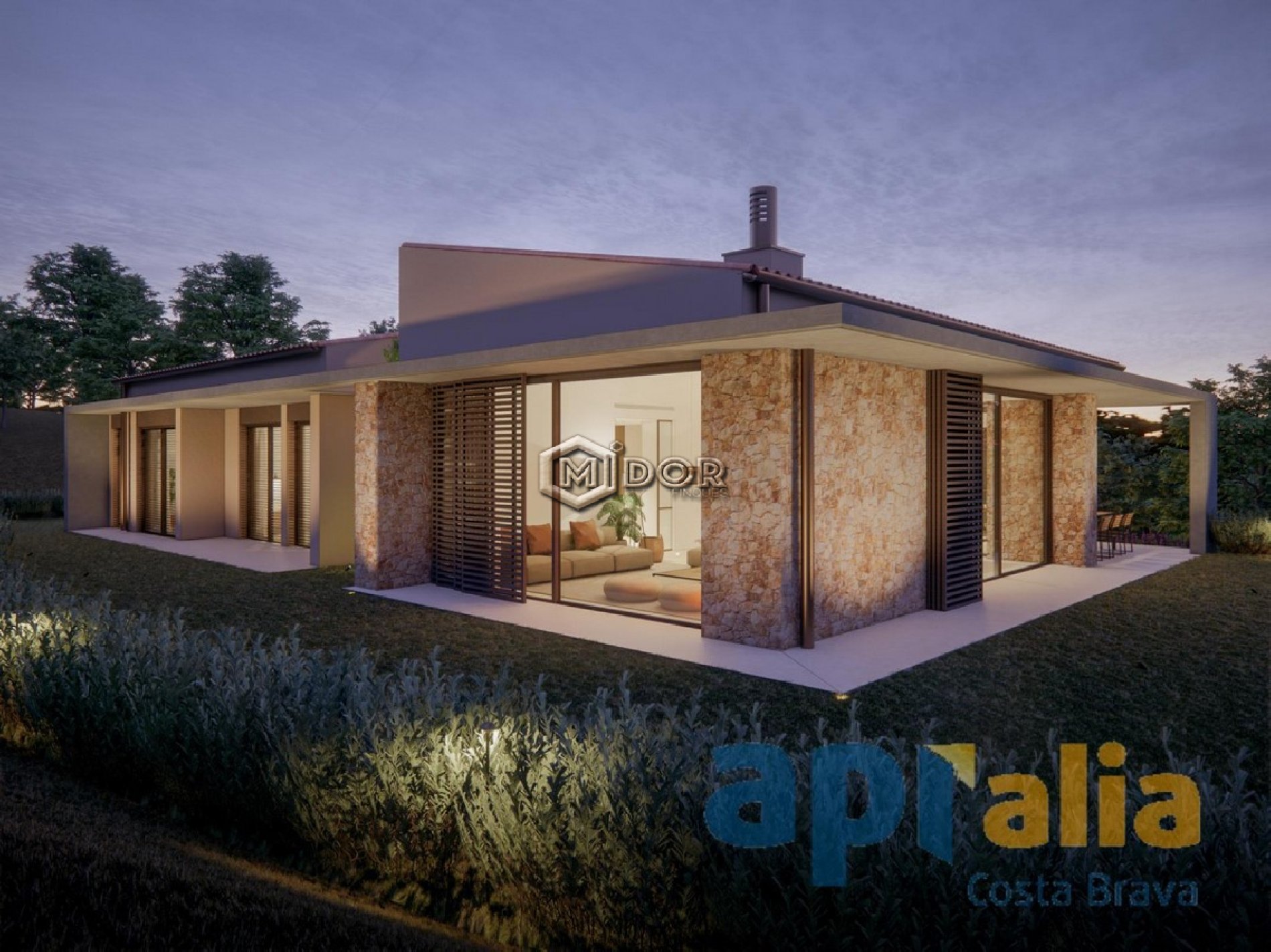 CASA D'OBRA NOVA DE DISENY A CALONGE