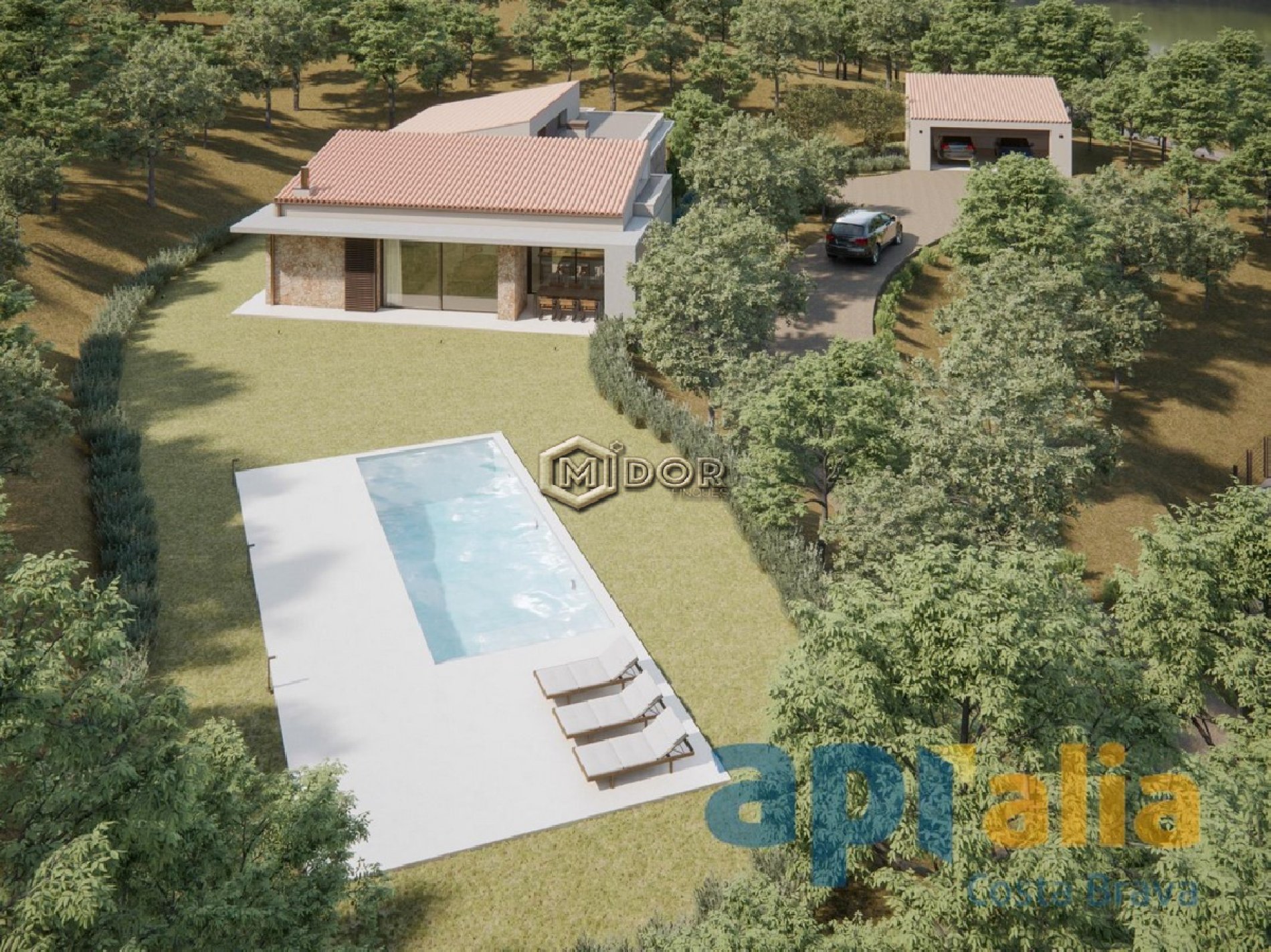 CASA D'OBRA NOVA DE DISENY A CALONGE