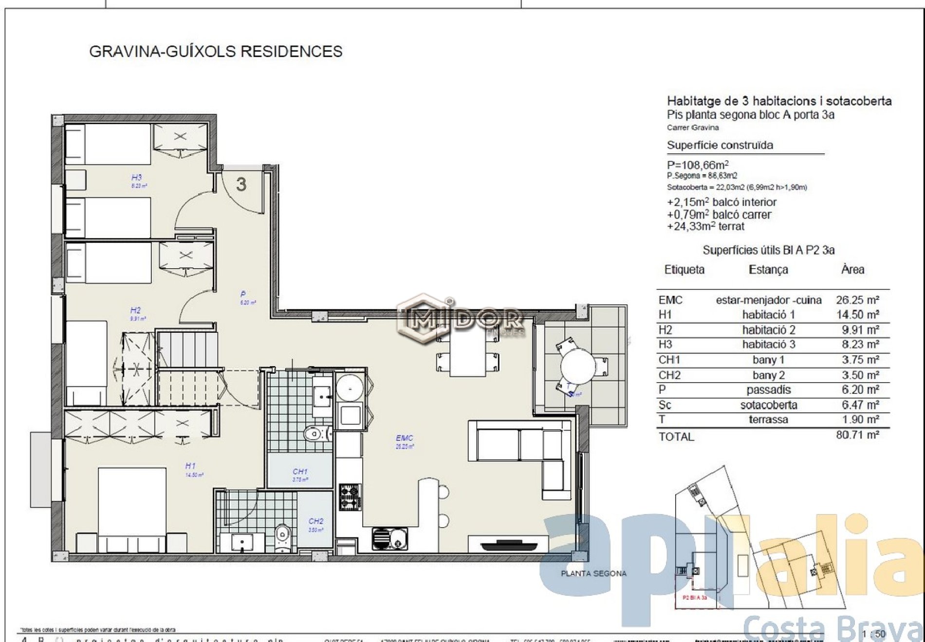 OBRA NOVA GRAVINA-GUIXOLS RESIDENCES