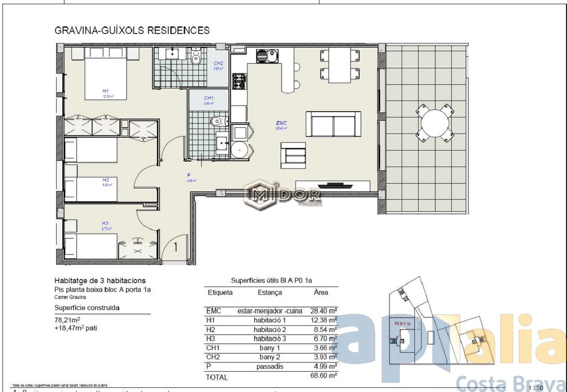 OBRA NOVA GRAVINA-GUIXOLS RESIDENCES