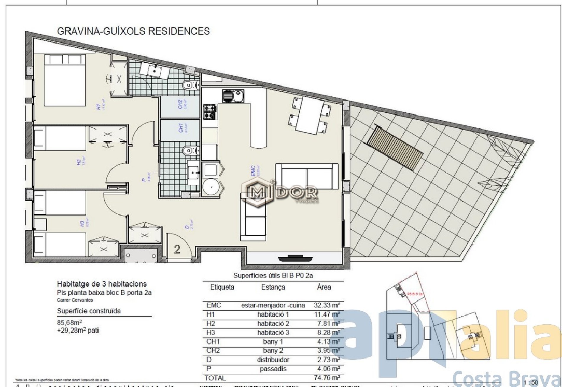 OBRA NOVA GRAVINA-GUIXOLS RESIDENCES