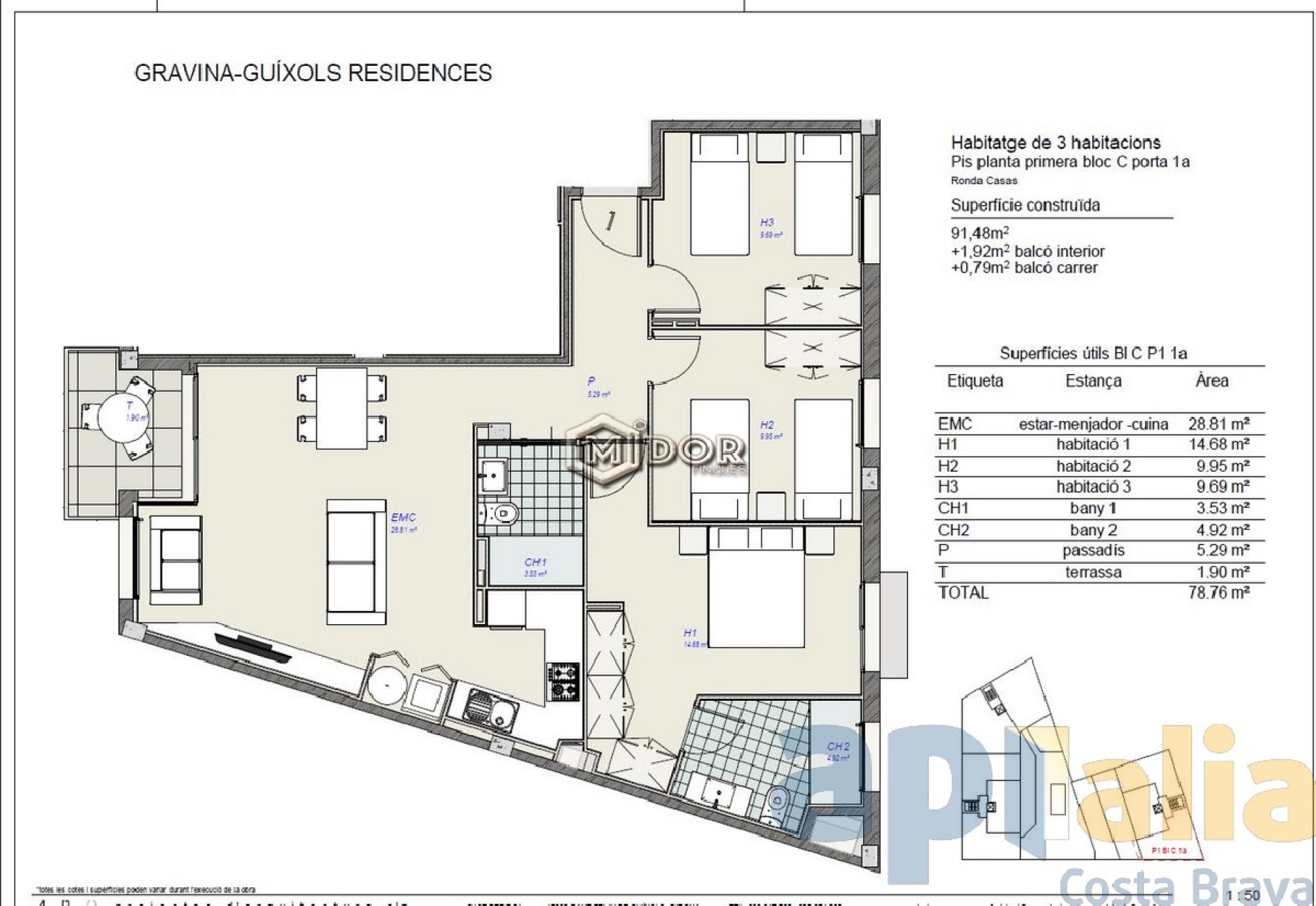 OBRA NOVA GRAVINA-GUIXOLS RESIDENCES