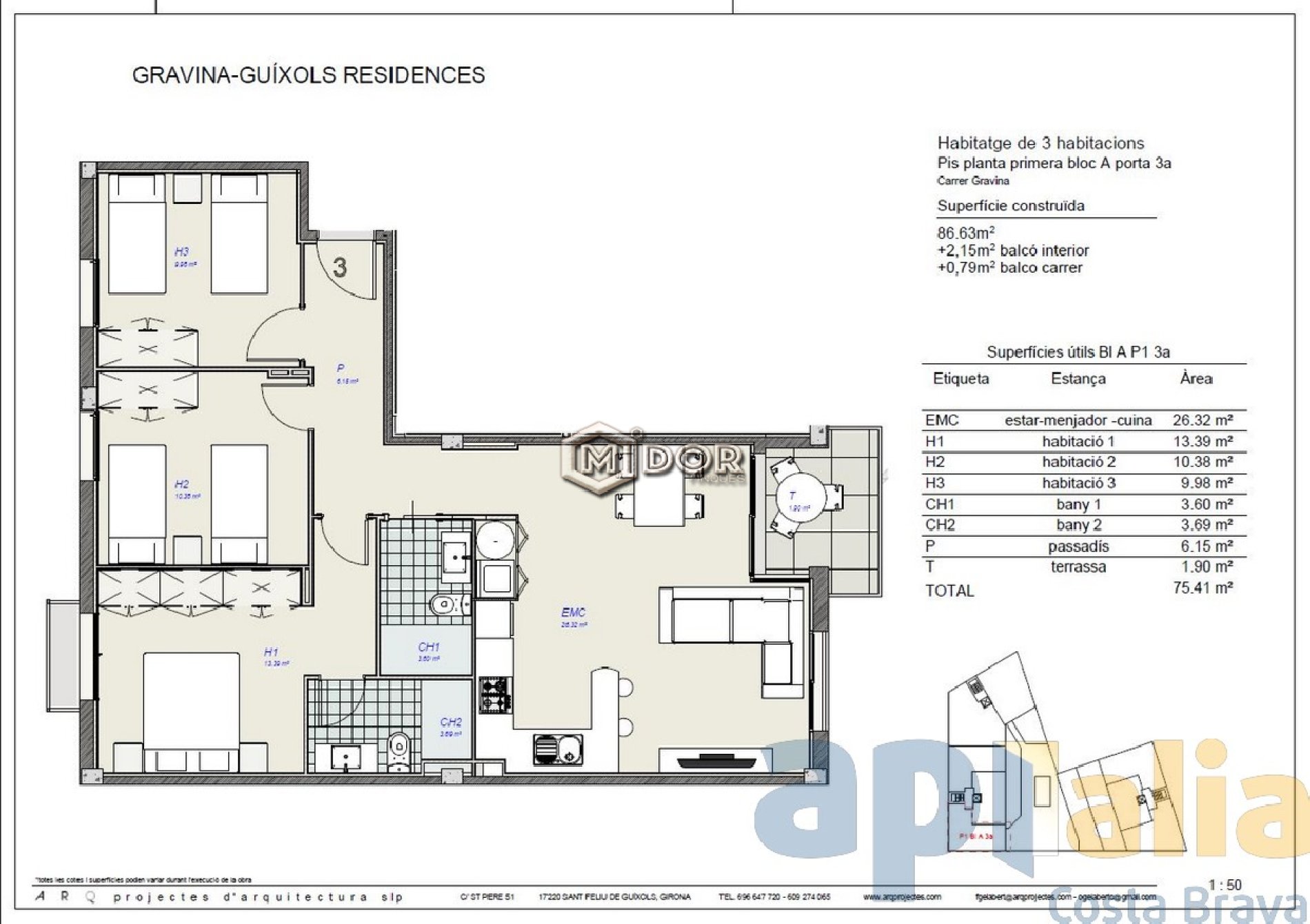 OBRA NOVA GRAVINA-GUIXOLS RESIDENCES