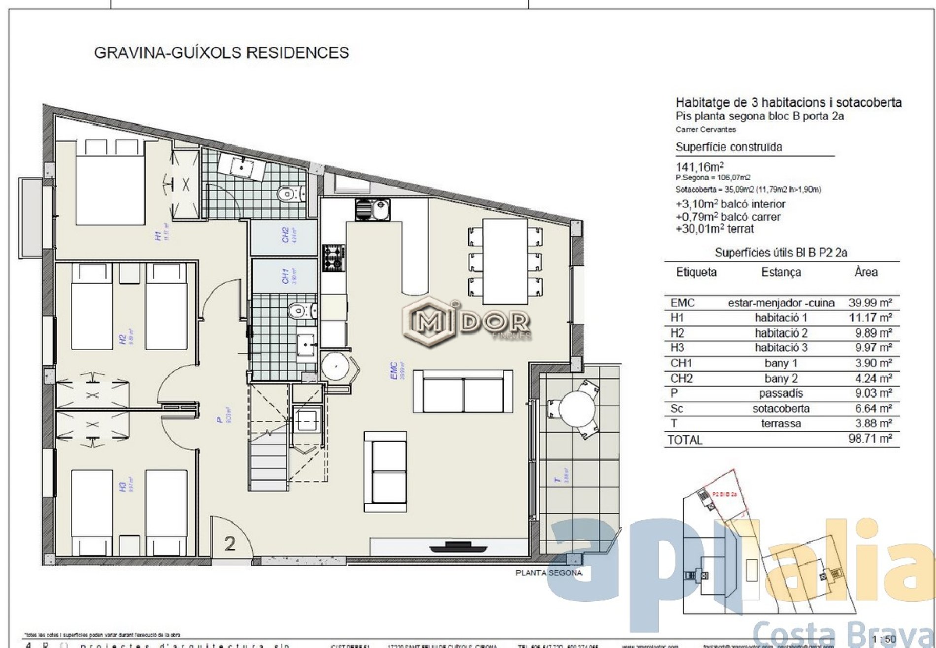 OBRA NOVA GRAVINA-GUIXOLS RESIDENCES