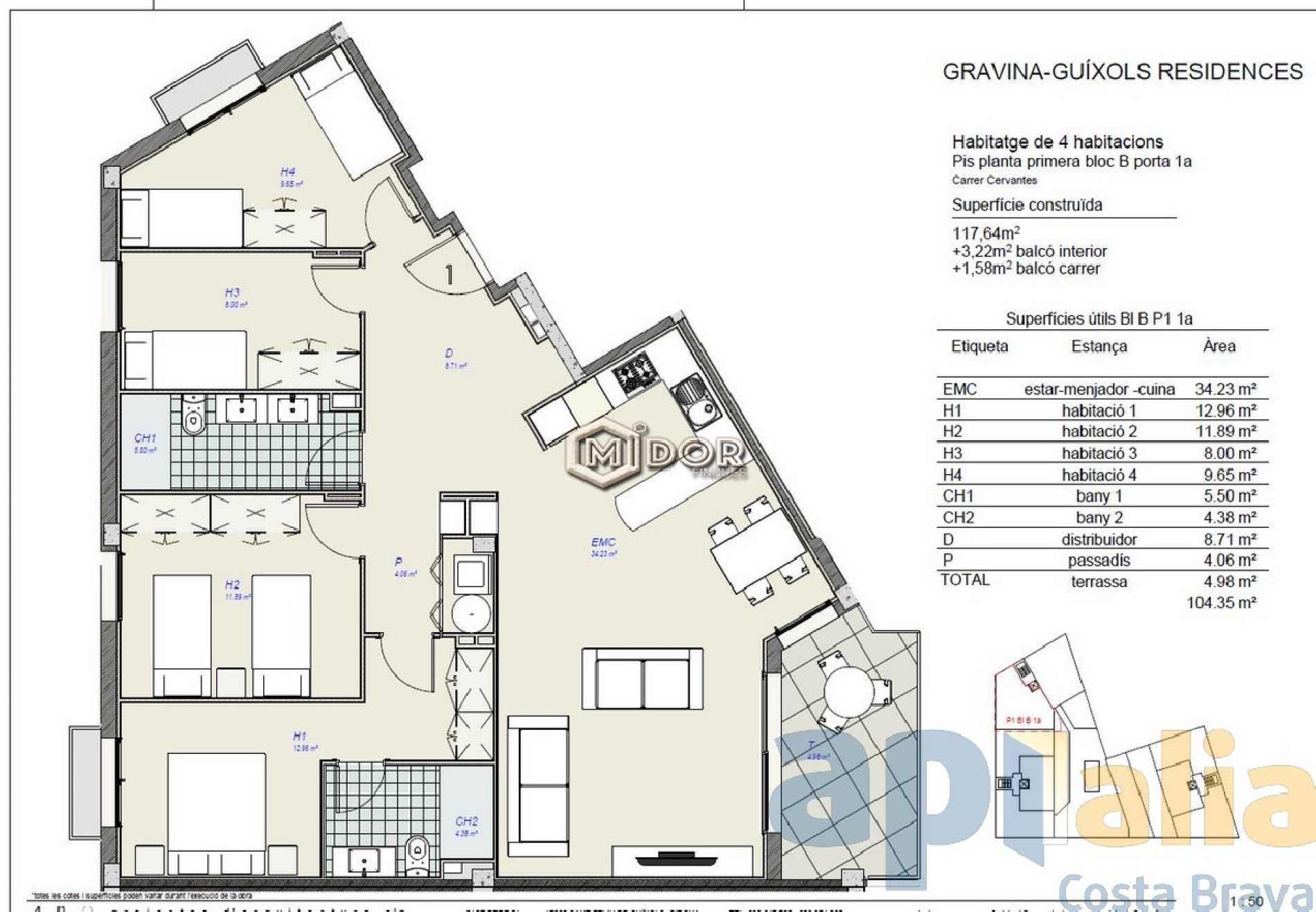 OBRA NOVA GRAVINA-GUIXOLS RESIDENCES