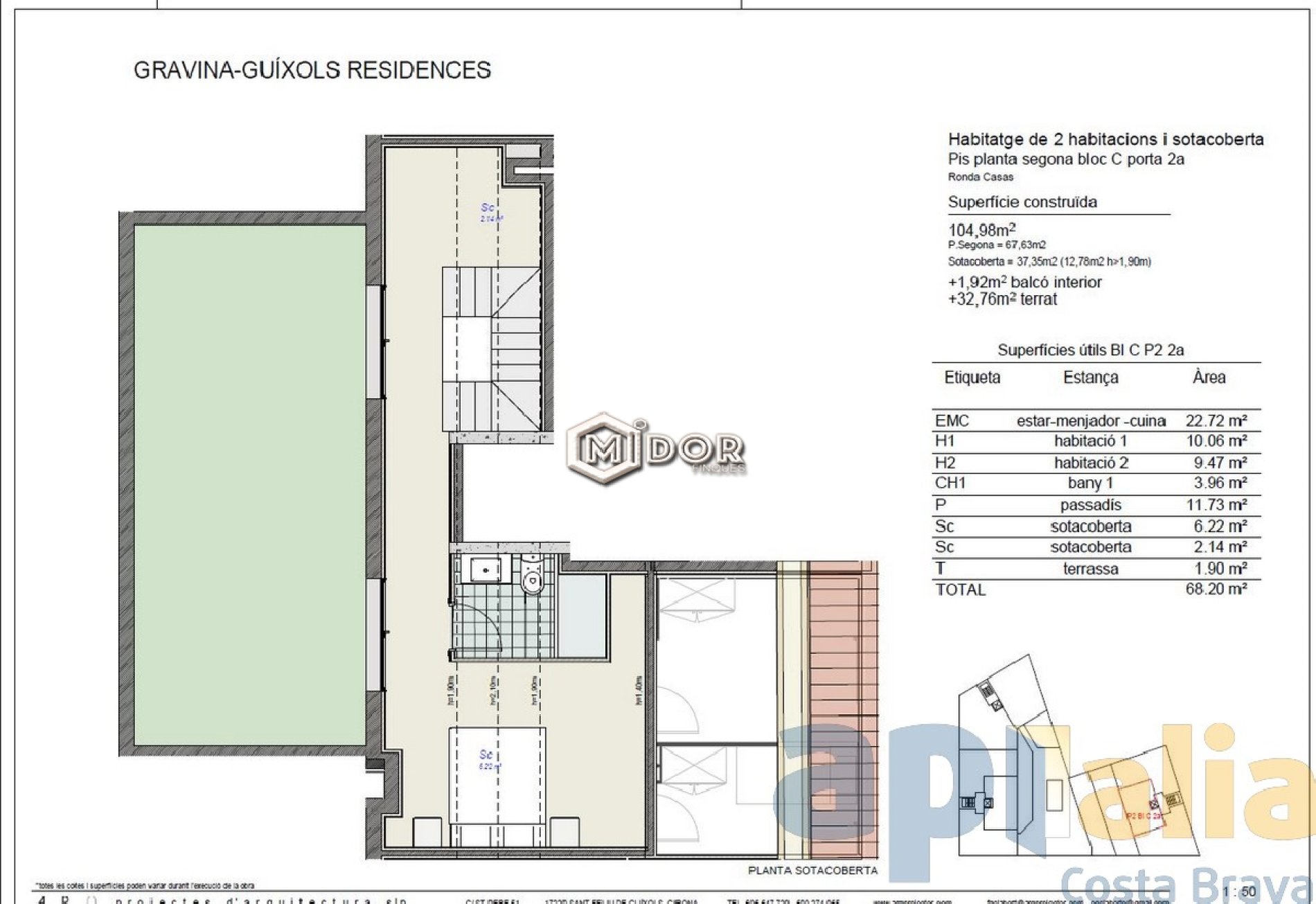 OBRA NOVA GRAVINA-GUIXOLS RESIDENCES