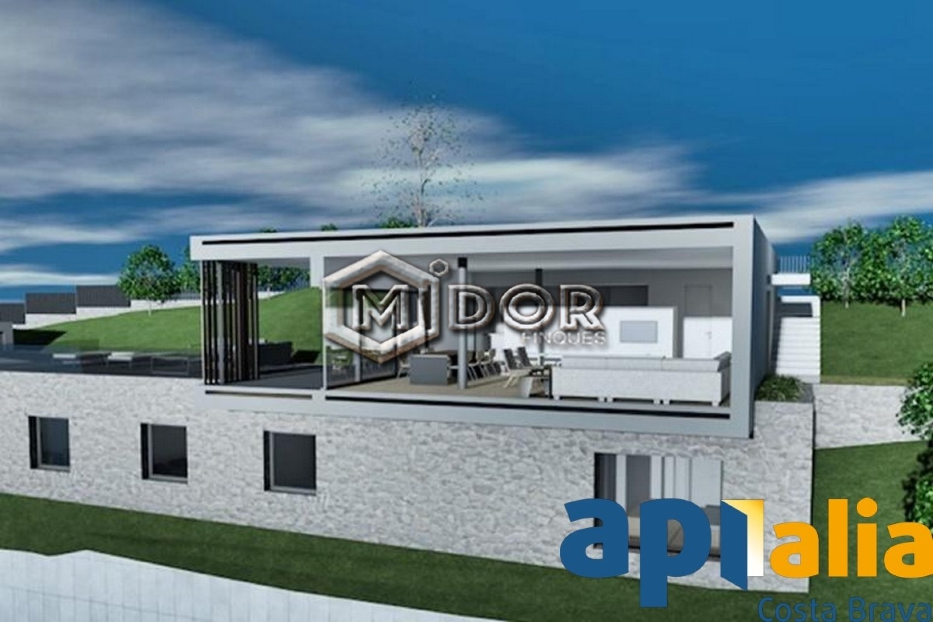 Parcel·la amb fantàstiques vistes al mar + projecte per construir una casa unifamiliar