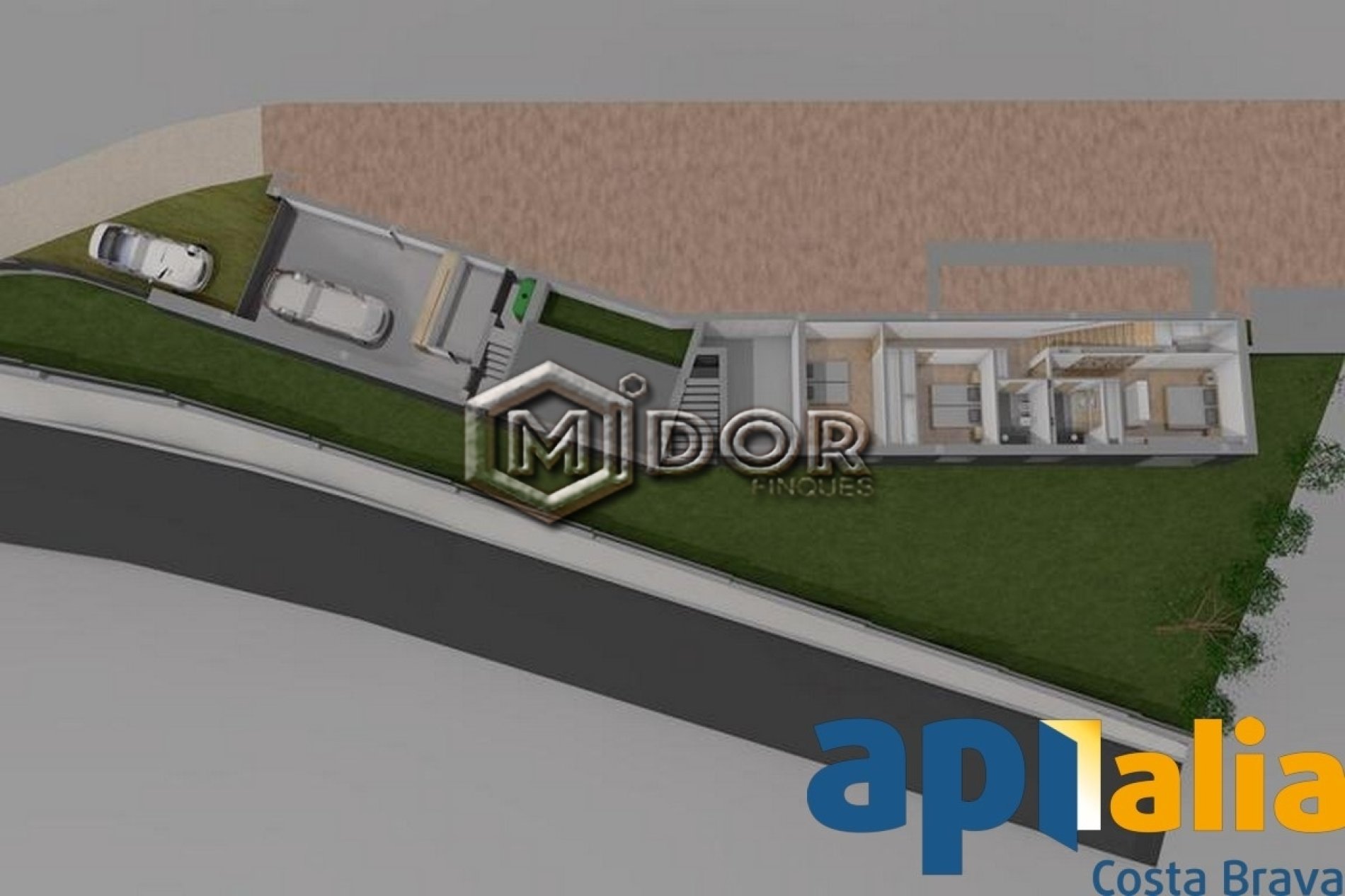 Parcel·la amb fantàstiques vistes al mar + projecte per construir una casa unifamiliar