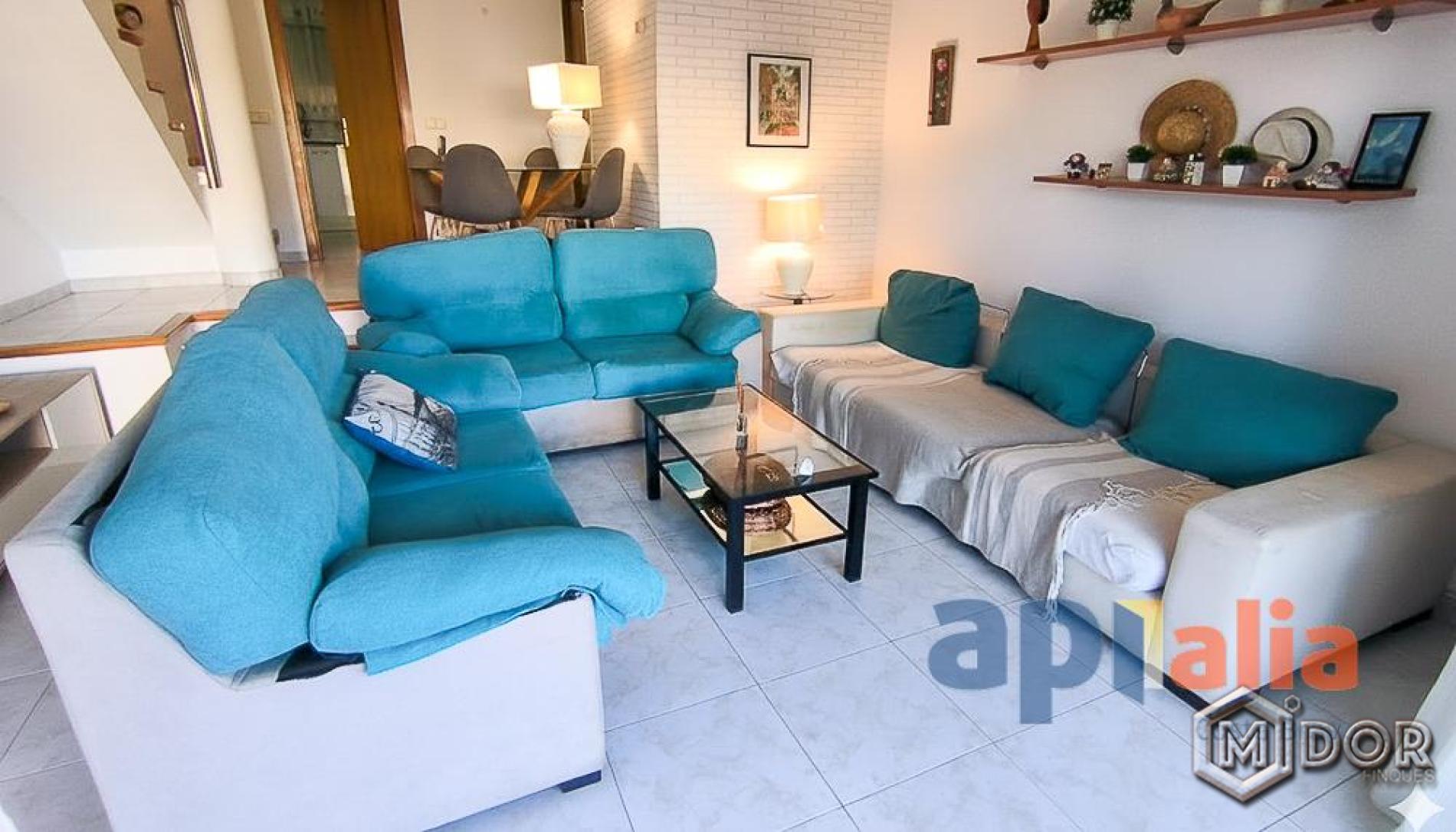 DÚPLEX AMB JARDÍ A 240m DE LA PLATJA DE ST.POL -S'AGARÓ (2a LÍNIA DE MAR)