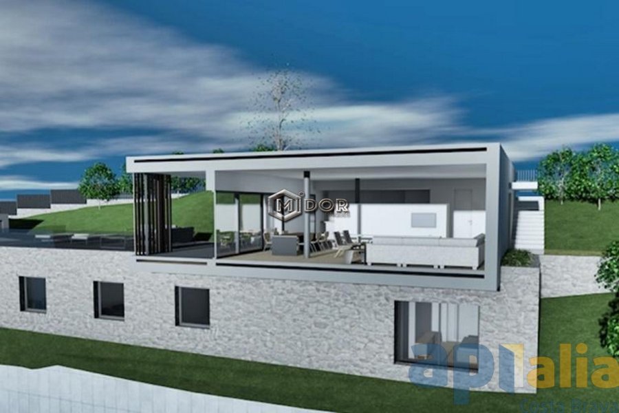 Parcel·la amb fantàstiques vistes al mar + projecte per construir una casa unifamiliar