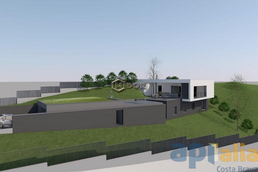 Parcel·la amb fantàstiques vistes al mar + projecte per construir una casa unifamiliar