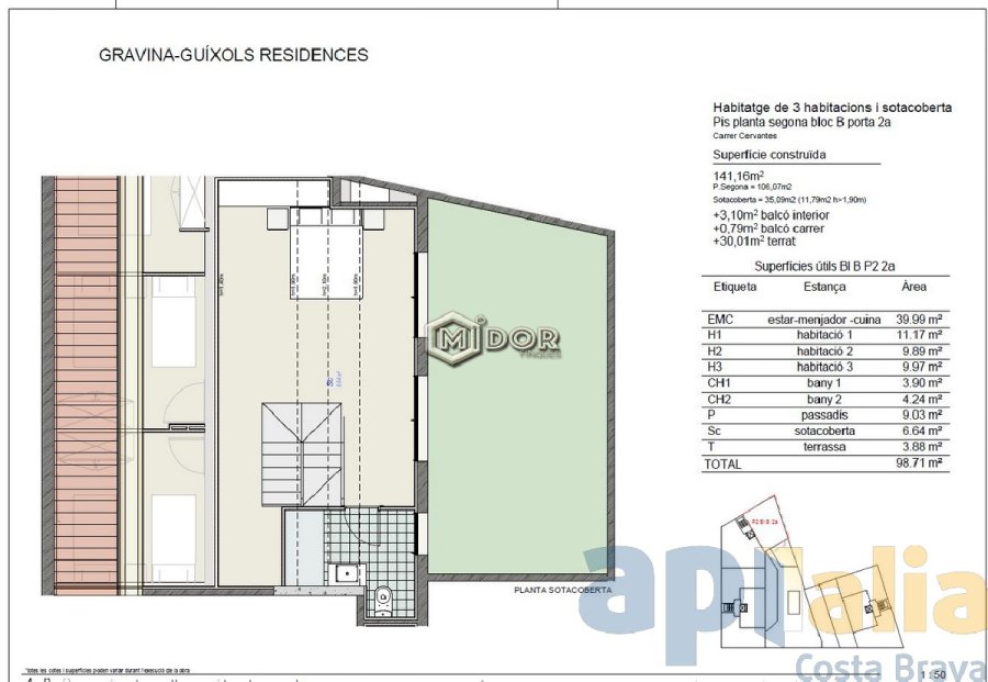 OBRA NOVA GRAVINA-GUIXOLS RESIDENCES