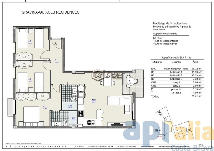 OBRA NOVA GRAVINA-GUIXOLS RESIDENCES
