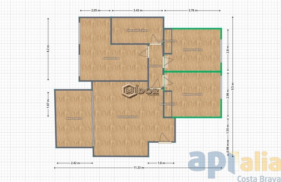 APARTAMENT AMB TERRASSA PÀRQUING I PISCINA COMUNITÀRIA