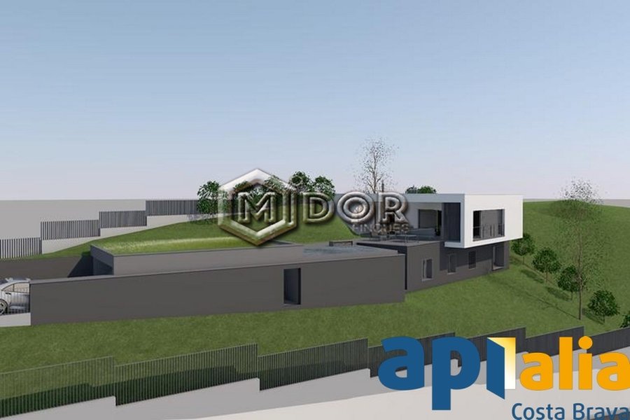 Parcel·la amb fantàstiques vistes al mar + projecte per construir una casa unifamiliar
