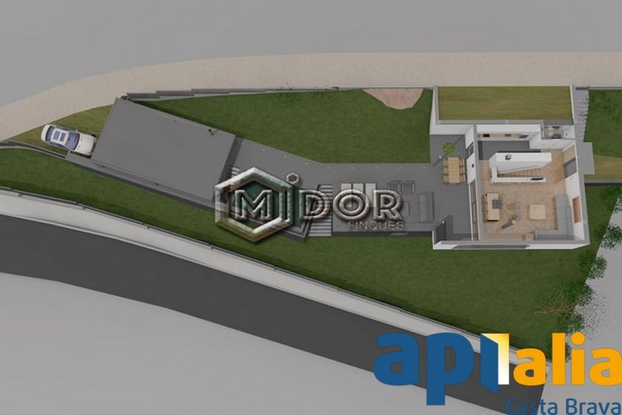 Parcel·la amb fantàstiques vistes al mar + projecte per construir una casa unifamiliar
