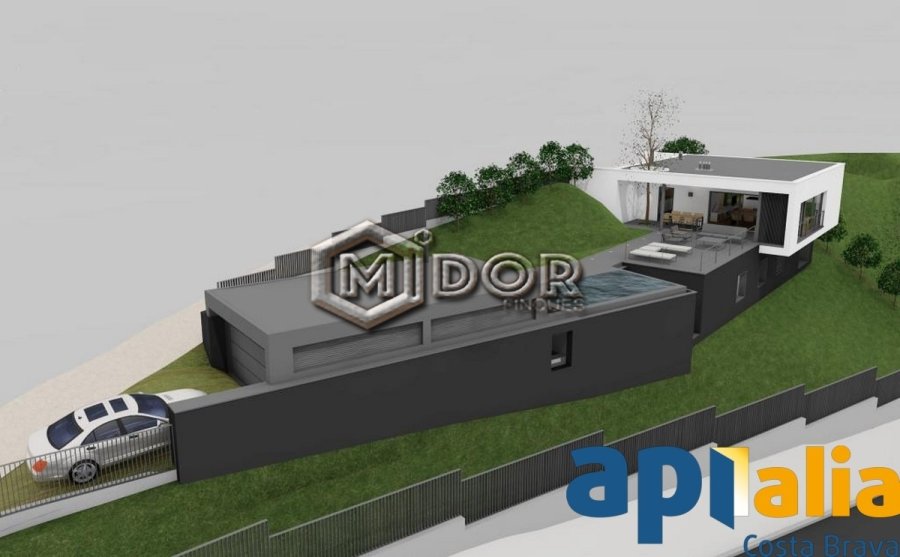 Parcel·la amb fantàstiques vistes al mar + projecte per construir una casa unifamiliar